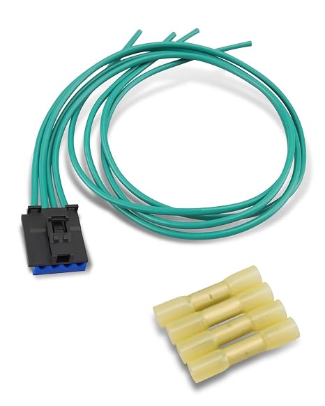 973-305 Blower Motor Resistor Connector Pigtail Harness Fit for Wrangler