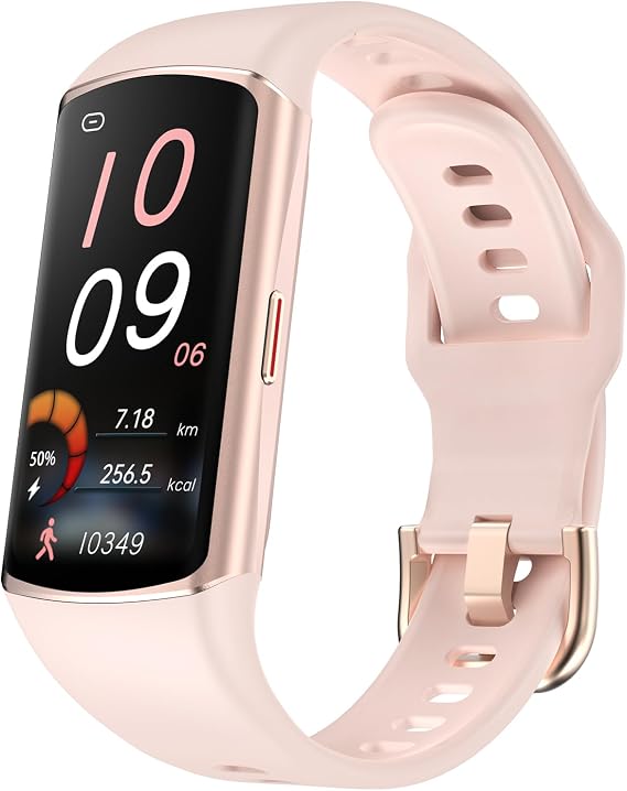 Smart Watch Fitness Tracker with 24/7 Heart Rate, Blood Oxygen Blood Pressure Monitor Sleep Tracker 120 Sports Modes Activity Trackers Step Calorie Counter IP68 Waterproof for Andriod iPhone Women Men 