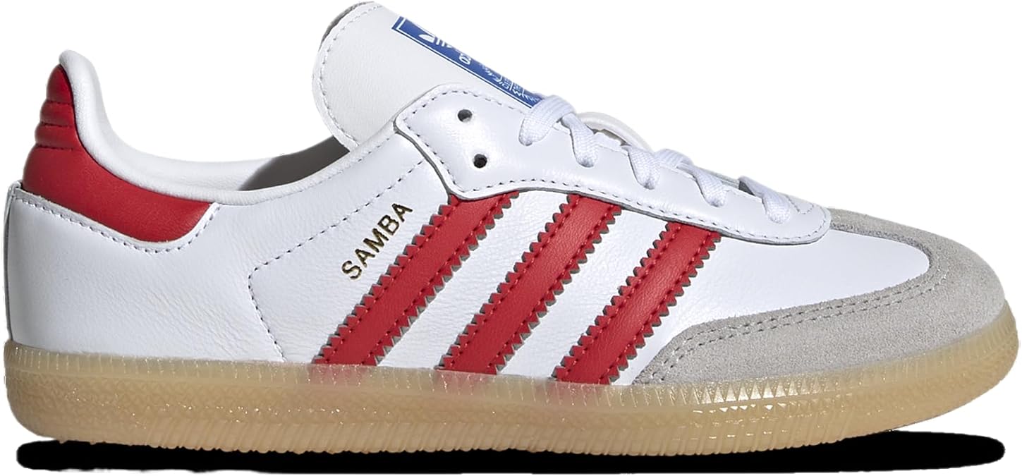 adidas Originals Samba - Boys' Preschool (JI4465, White/Red) Size 12