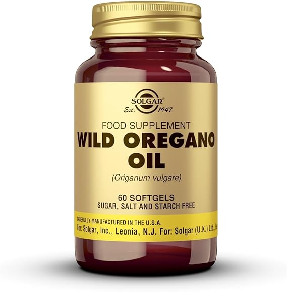 Solgar Wild Oregano Oil, 60 Softgels - Concentrate - Immune Support - Non GMO, Gluten Free, Dairy Free - 60 Servings