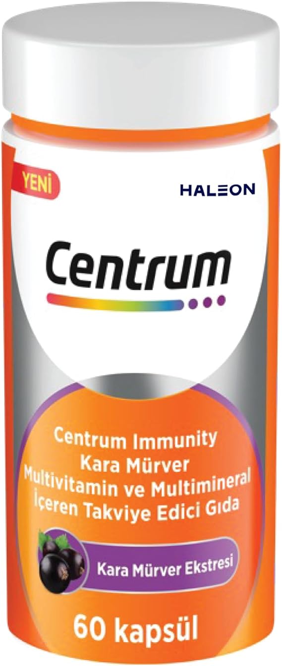 Centrum Immunity Black Elderberry Multivitamin 60 Capsules