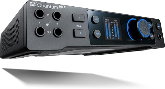 PreSonus Quantum HD2-20 x 24, 32-bit / 192 kHz USB-C Ses Kartı, Kalıcı Studio One Pro Lisansı ile Studio One+ Hybrid için 12 aylık Üyelik