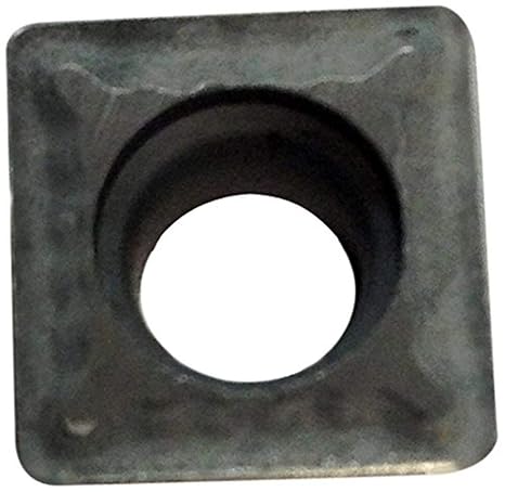 42566 Solid Carbide Turning Insert, C550 Grade, Uncoated (Bright) Finish, SPMT Style, SPMT 32.51, 5/32" Thick, 1/64" Radius (Pack of 10)