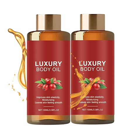 Glow Remedy Oil Original - Glow Firming Magic Body Oil - Glow Remedy Oil After Showering - Silky Essence Magic Body Oil - Radiant Skin Effectively Improves Wrinkles 2 Pieces