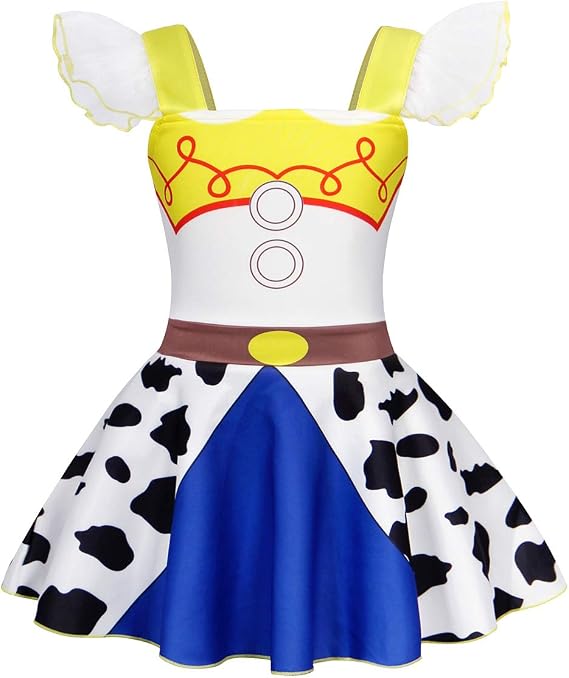 Princess Costume for Girls Cowgirls Dress Up Halloween Birthday Outfits