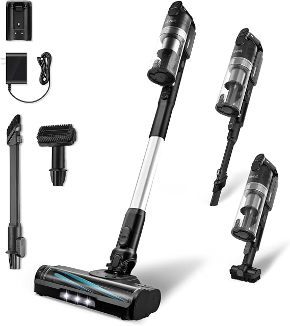 Levoit Cordless Vacuum, Up to 70 Minutes, Lightweight, Charging Dock