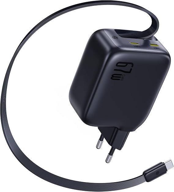 Baseus Enercore USB C Charger 67 W GaN Fast Charger with Cable