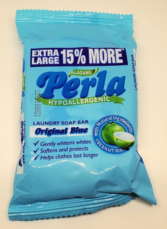 PERLA Original Blue Laundry Bar Soap, 110 grams (10)