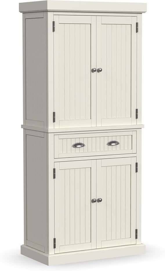 Homestyles Nantucket Pantry, 30", Off White