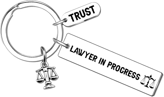 Cool Gifts for Attorneys Lawyer Keychain Paralegal Gift for Lawyers Lawyer Gifts for Women Law Student Bar Exam Law School Essentials