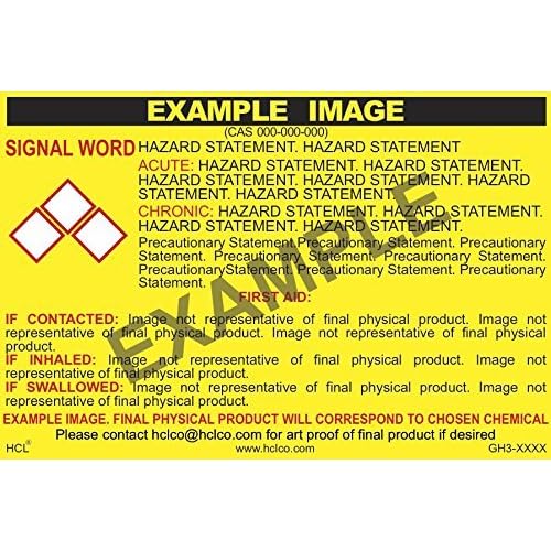 Indium GHS Label - 2 x 3 Pack of 25