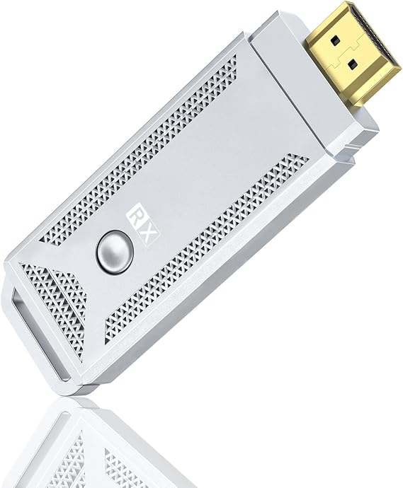 Wireless HDMI Display Dongle Adapter,Plug and Play,No App, 4K Decoding | 1080P HD Video/Audio from Laptop, PC, Smartphone to HDTV/Projector, Compatible with Android/iOS/Windows/MacOS/ChromeOS