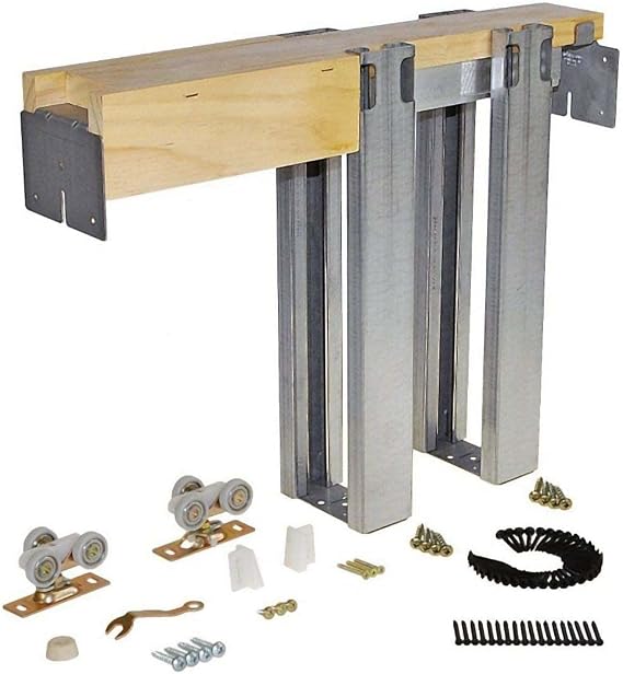 Johnson Hardware 1500 Series Commercial Grade Pocket Door Frame for 2x4 Stud Wall (36 Inch x 84 Inch)