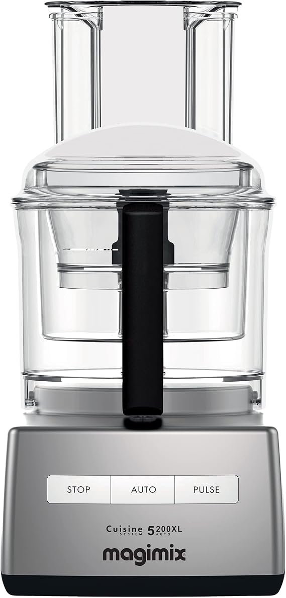 Magimix 5200XL Premium Food Processor | 3.7L BPA-Free Bowl | Quiet & Powerful Motor | Multifunctional 8 in 1 Solution | Satin | 18714