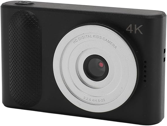 ASHATA 48MP Digital SLR Camera Cam CCD Camera, 4K HD Vlogging Video Cameras for Photography, Autofocus, 16X Zoom, 2.4 Inch Display, Point and Shoot Cameras for Travel (Black)