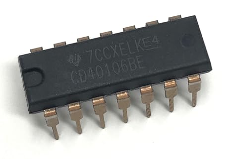 CD40106BE CD40106 CMOS Hex Schmitt-Trigger Inverters (Pack of 10)