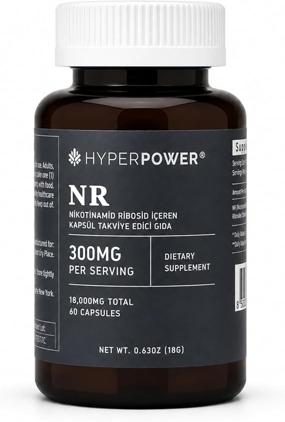 NR (Nicotinamide Riboside) 300 mg | 60 Kapsül | Made in USA