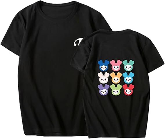 Unisex T-Shirt Cartoon Shirt NaYeon Sana Mina Momo Tzuyu Dahyun Tee Shirt