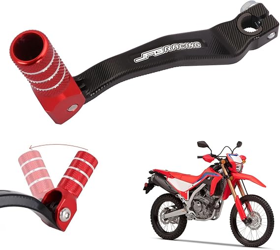 AnXin Motorcycle Gear Shifter Shift Lever Folding Tip CNC for CRF250L 13-20 CRF150R 07-09 12-24 CRF250L Rally 17-20 CRF300L 21-23 CRF300L Rally 21-23 CRF300LS 2023 Dirt Pit Bike Red