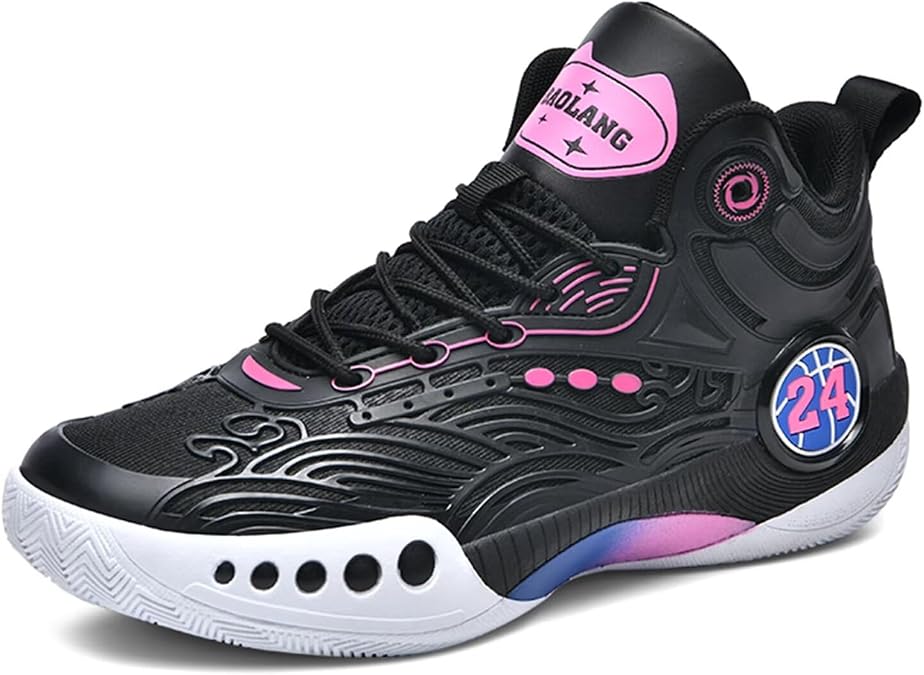 Men's Basketball Shoes for Women Breathable Non Slip Fashionable Comfortable Training Shoes Outdoor Sneakers