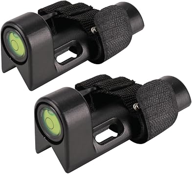 Adjustable Grade Rod Level, Bubble Level for Aluminum Builders Grade Rod(2PCS)