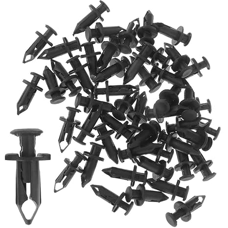 Plastic Fender Clips Body Rivets Replacement for Honda Rancher Foreman Rubicon Rincon TRX680 TRX650 (50-Pack)