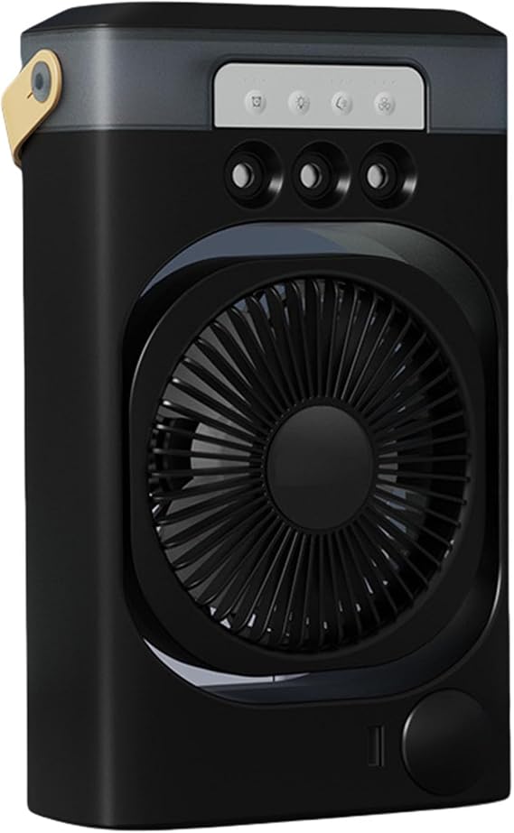 Portable Air Conditioner Desktop Cooling Fanwith 3 Speed 120°Adjustable and Light Quiet Evaporative Air Cooler for Bedroom,Office, Camping