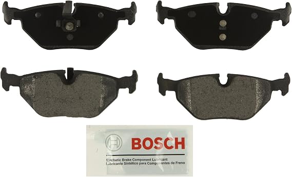 BOSCH BE763 Blue Semi-Metallic Disc Brake Pad Set - Compatible With Select BMW 318i, 318is, 323i, 325Ci, 325i, 325xi, Z4; Saab 9-5; REAR