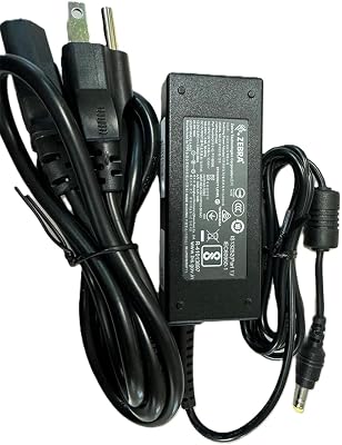 OEM 25W 12V 2.08A ACDC Adapter Compatible with Zebra Kit Acc QLnZQ5ZQ6 QLn220 QLn320 & QLn420 Printers FSP025-DYAA3 P1076006 P1031365-024 Power Supply Cord Battery Charger
