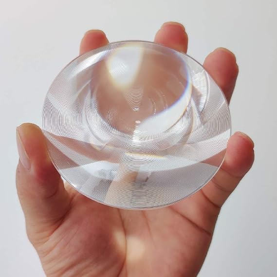 5-Pack Fresnel Lenses 80mm(3.15") Focal Length 40mm Acrylic Fresnel Magnifier for Solar Heating,Equipment Lens,Visual Education (Focal Length 40mm)