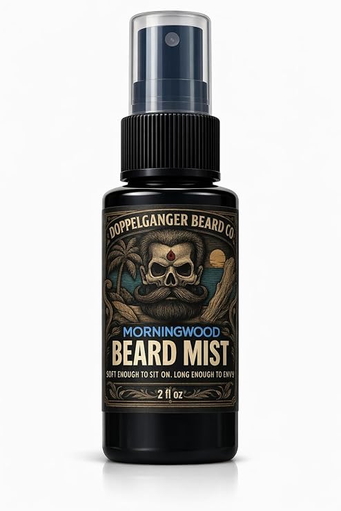 Beard Mist for Men - Beard Cologne Spray, Hydrates, Softens - 2 oz