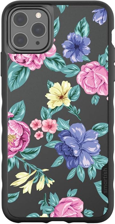 Smartish - Floral Reef - iPhone 11 Pro Max Slim Case - Gripmunk [Lightweight + Protective] Thin Cover - Fits iPhone 11 Pro Max