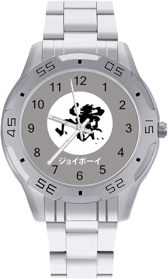 One Piece One Piece Luffy Gear 5 Men's Watch, Watch, Business Watch, Quartz Watch, Casual, Metal Butterfly Button, Stainless Steel Band, Fashion, Box Included, Easy to Read Popular Anime, Stylish