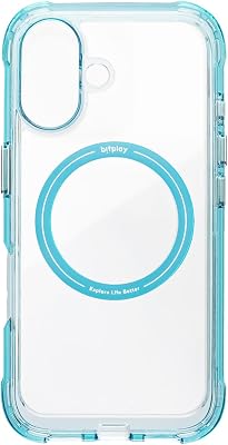 bitplay Wander Case for iPhone 16 Plus Crystal Version[MagesafeLightweightMilitary Grade Drop ProtectionSlim] Sky Blue