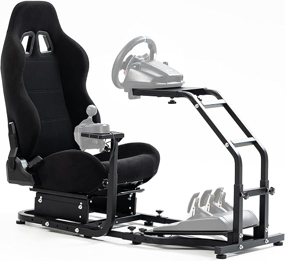 Minneer Racing Simulator Cockpit with Seat Professional Cockpit