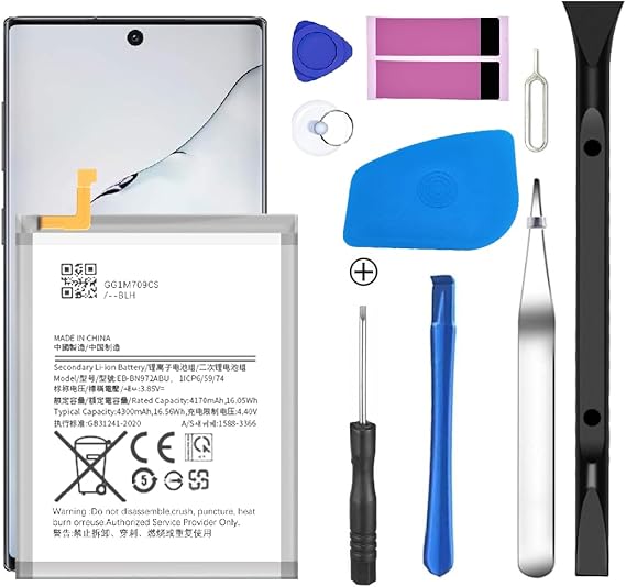 Galaxy Note 10 Plus Battery Replacement,Upgraded Battery for Samsung Galaxy Note 10 Plus with Professional Tool Kit