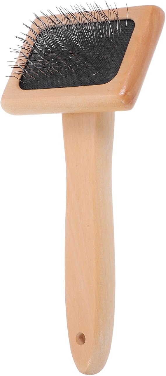 Balacoo Wooden Wool Carders Hand Carders Needle Felting Brush for Woolen Clothes and Pets with Wood and Iron Material, Versatile Use for DIY Felt Project Supplies and Comfortable