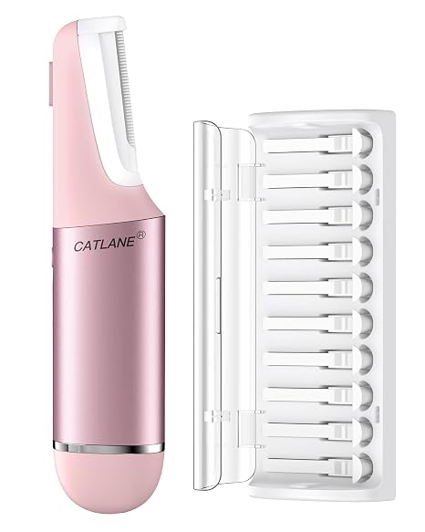 Dermaplane Razor for Women Face, Dermaplaning Tool for Face with LED Light