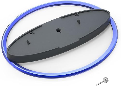 Vertical Stand Compatible with PlayStation 5/PS5 Slim/PS5 Pro Consoles - PS5 Base Accessories (Blue)