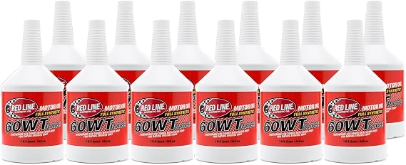 Red Line 10604 60WT Racing Oil Synthetic - Quart (12 Pack)