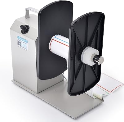 Automatic Label Rewinder Machine with Bidirectional Functionality, Supports 11.53 Core Sizes, Accommodates Labels up to 4.72 Wide, Features Printer-synchronized Operation, Speed Adjustable