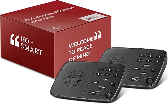 Hosmart UltraSpeak Pro Intercoms Wireless for Home, 2025 Two-Way Intercom