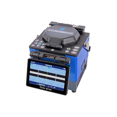 JILONG KL-280G Fusion Splicer Fiber Optic Core-core Splicing Welding Machine Fiber Cleaver 3 Holes Stripper Empalmador por fusion de fibra optica FedEx