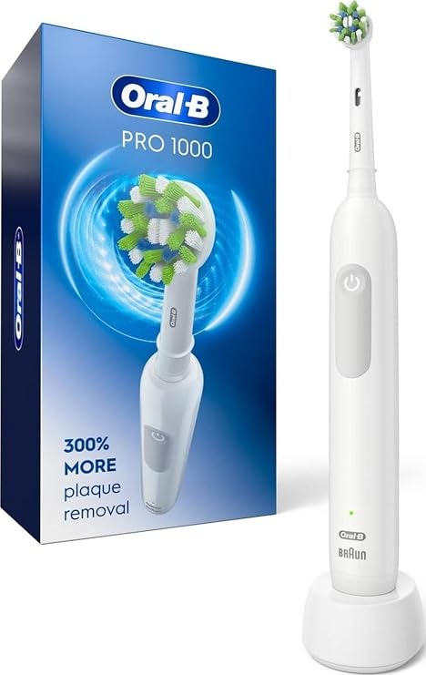 Oral-B Pro 1000 Rechargeable Electric Toothbrush, White