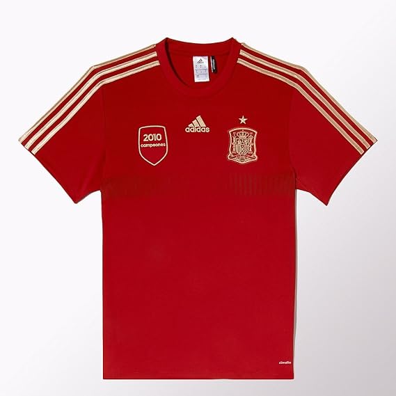adidas Mens Climalite Spain Replica Home T-Shirt Xx-Large