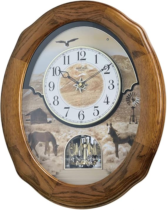 Rhythm Clocks "Joyful Prairie Magic Motion Clock