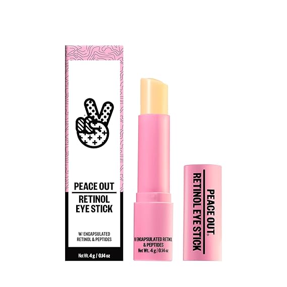 PEACE OUT Retinol Eye Stick Under Eye Treatment (0.14 oz)