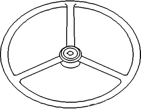 81717476 Steering Wheel Fits Ford/New Holland Major, Power Major