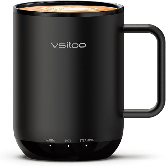 VSITOO S3 Plus 14oz Smart Self Heating Coffee Mug with Temperature Control