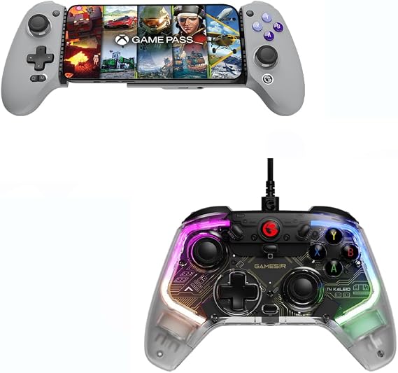 GameSir G8 Galileo Type-C Mobile Gaming Controller T4 Kaleid Transparent PC Controller